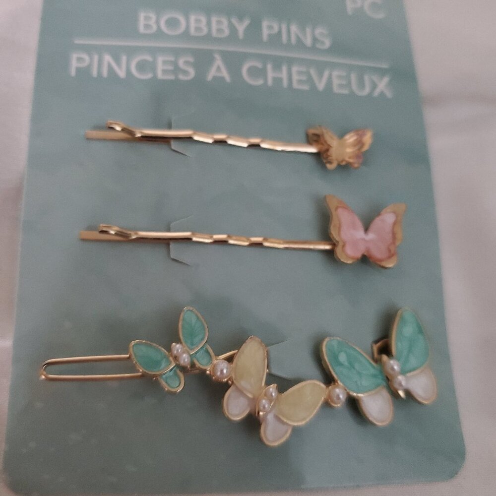 Butterfly Bobby Pins